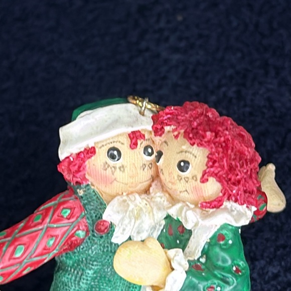 Raggedy Anne and Andy vintage ornament. 1998 - Picture 2 of 4